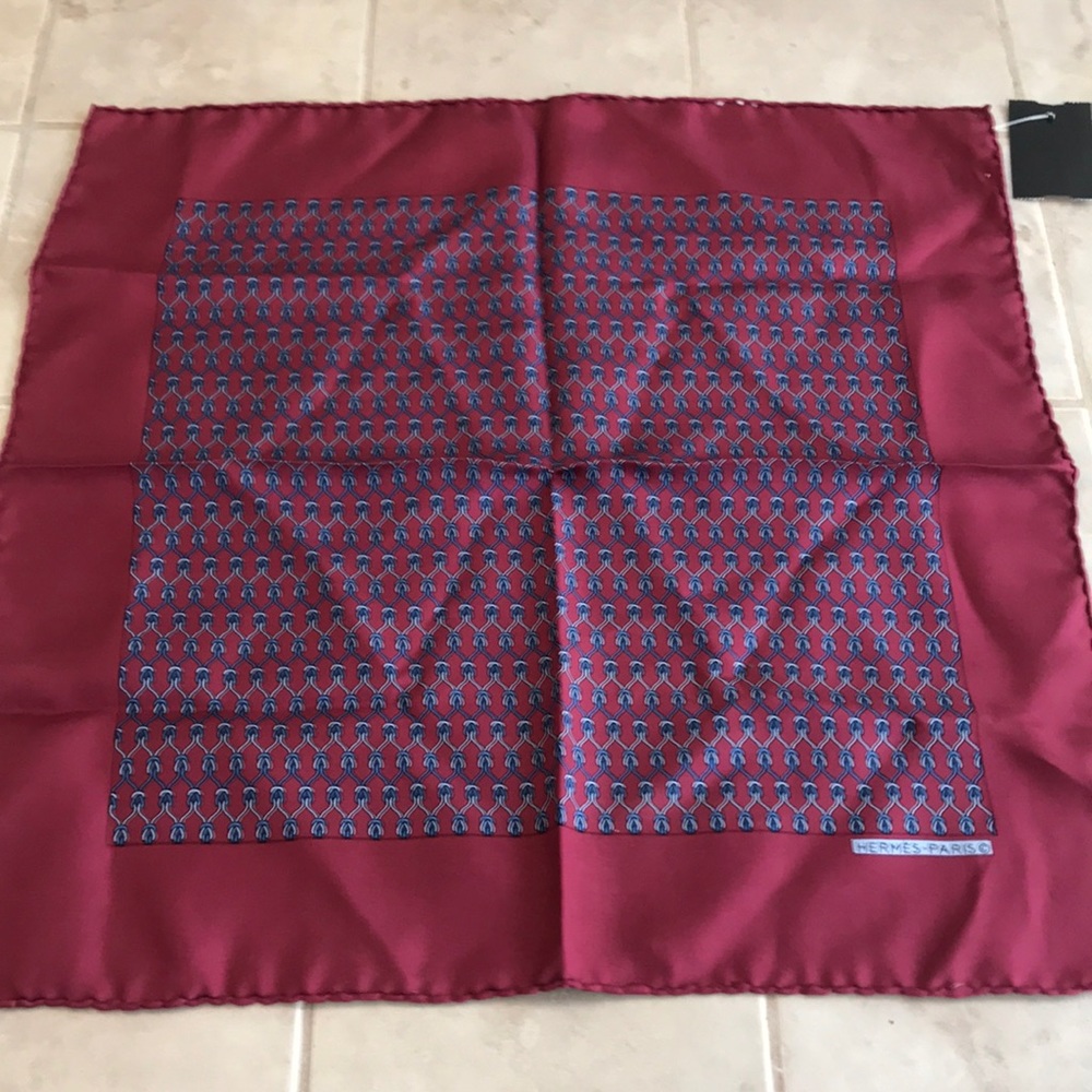 Hermès Vintage Pocket Square